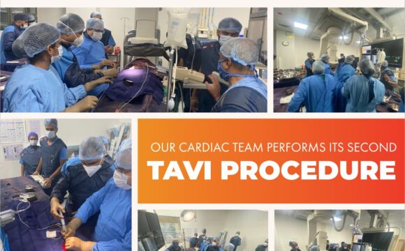 Our Cardiac team performs its second TAVI procedure