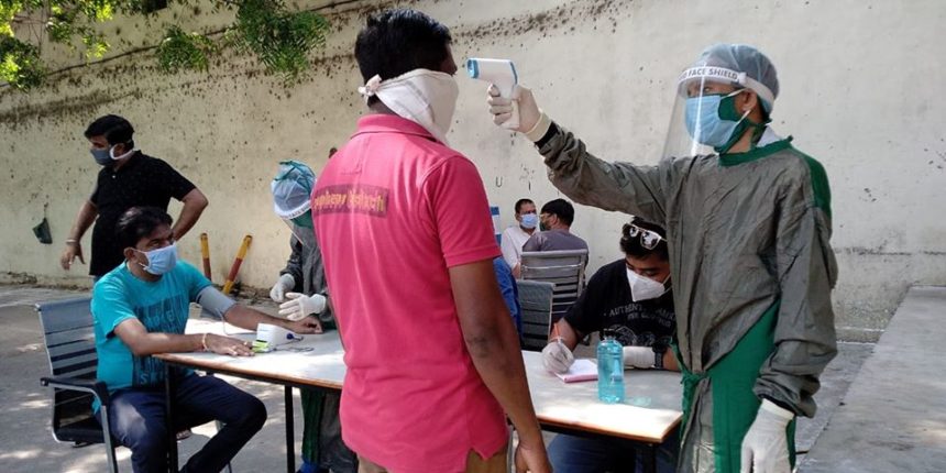 Health check up camp with Baroda grain merchant’s association